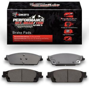 GMC Yukon XL Brake Pads - Rear - R1 Concepts - Off-Road/Tow - `07-`20